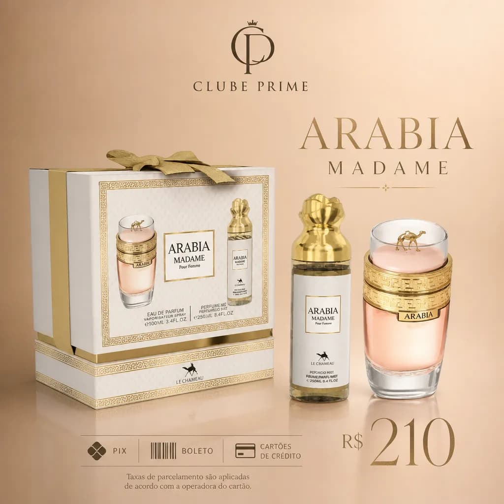 Conjunto Le Chameau Arabia Madame 100 ml Edp (2 unidades)